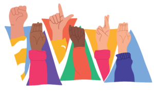 signlogo ASL Graphic spelling out SCLARC