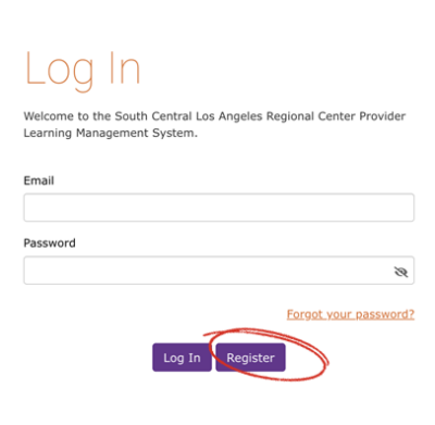 Screenshot Click Register