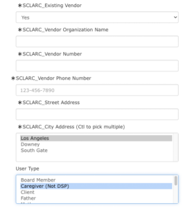 Screenshot Screenshot of form
